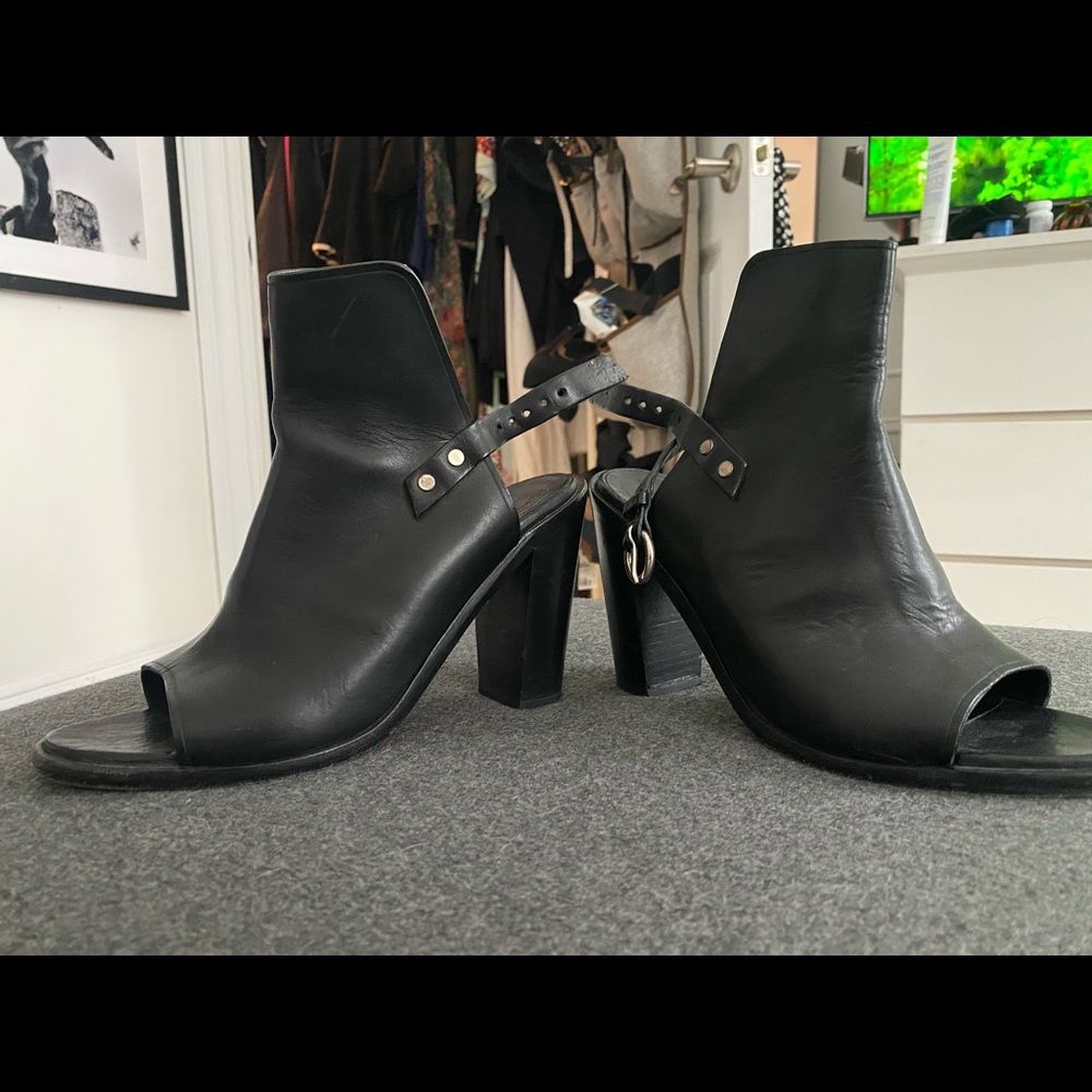 Rag and Bone open toe boots